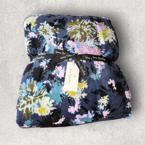 Vera Bradley Chrysanthemum Crush - Cozy Throw Blanket Soft Fleece/Sherpa NWT
